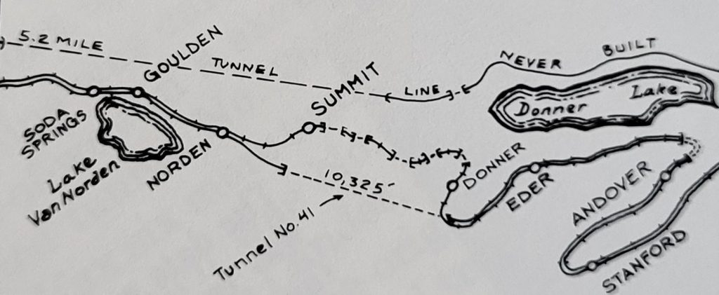 SP 5 mile Tunnel Map