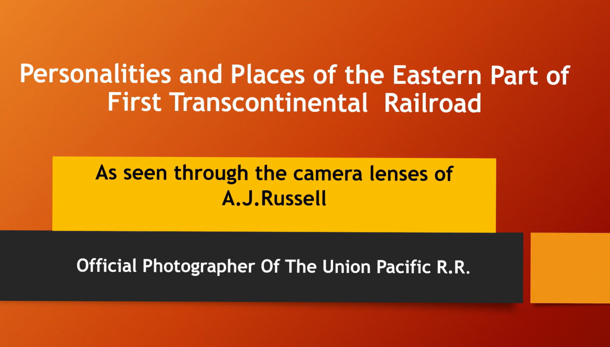 Personalities&nbsp;and&nbsp;Places&nbsp;of&nbsp;the Eastern&nbsp;Part&nbsp;of&nbsp;the First&nbsp;Transcontinental&nbsp;Railroad 1862‑1869